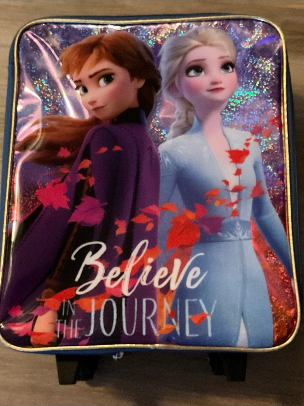 Bioworld Disney Frozen II 'Believe' Kids Carry Case - Blue/Purple